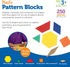 250 Set Learning Resources Plastic Pattern Blocks - Classroom Must Haves, Math Teaching Tools, Homeschool Supplies