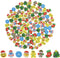 330 Pcs Mini Erasers for Kids Bulk, Christmas Party Decoration, Santa Claus Stocking Gift Filling