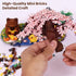 STUDYBOCKS Sets 2280PCS 8+ Capybara Cherry Blossom Bonsai Tree House Building for Adults & Kids - Micro Mini Blocks