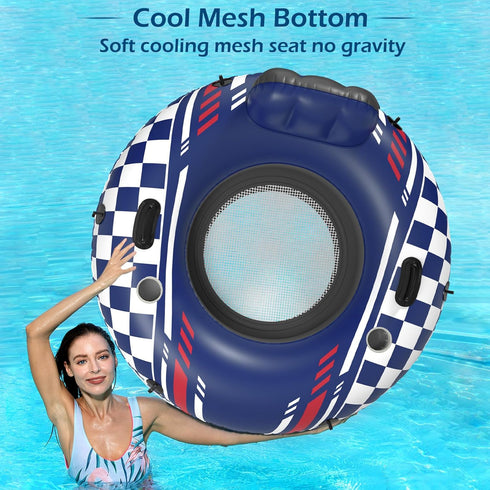2 Jasonwell Inflatable River Tube Float - Heavy Duty River Float Pool Floats Lake Premium Water Tubes for Floating