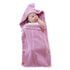 XMWEALTHY Newborn Baby Wrap Swaddle Blanket, Knit Sleeping Bag Receiving Blankets, Stroller Wrap for Baby (Pink)