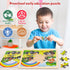 Box(12.2*9.4 24 3-5, 4-6, SYNARRY Large Wooden Monster Truck Puzzles for Kids Gift in), Piece Puzzles for Toddlers Wood