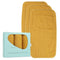 Natemia Muslin Burp Cloths for Baby Boys and Girls - Super Absorbent, 3-Pack Neutral Washcloths