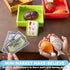 lalalark Playset, 6 JOVA Play Food for Toddlers, Kids Grocery Store Pretend Kitchen Food Toy with Storage Shelves