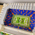 Set Madrid Style Soccer Stadium Model Micro Mini Diamond Block Kit for Adult Assemble Football Field Brick Puzzle Toy