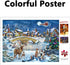 Christmas Puzzle Eve 500 Pieces Jigsaw Puzzles for Adults, 27" x 20" Large Winter Santa Claus