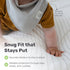 Muslin Bandana Drool Bibs, Ultra-Soft, Stylish, and Lightweight Baby Bandana Drool Bibs, Suitable for Milk Dribbles