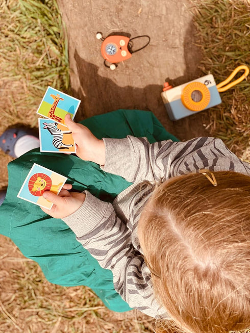 Tender Leaf Toys Safari Adventure Playset, 10 Pcs Outdoor Educational Kit for Kids, Age 3+, Gift Set