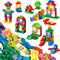 Large Building Blocks Set, 94 Pcs Classic STEM Toy Bricks for Kids Early Learning