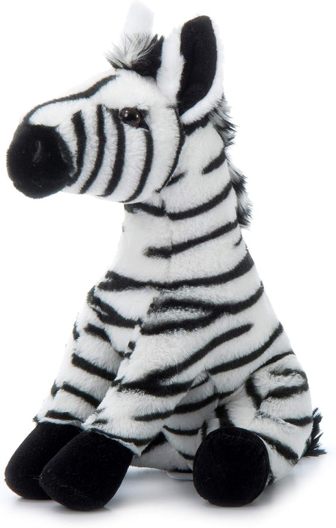 12 inches The Petting Zoo Zebra Stuffed Animal, Gifts for Kids, Wild Onez Zoo Animals, Zebra Plush Toy