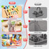 3+ Upgraded Toddler Sand Water Table Toy with Electric Water Pump, Kids Sand Water with Faucet/Play Food