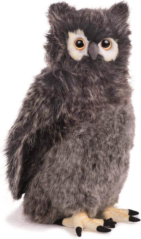 Hansa 14" Grey Bubo Owl Plush