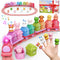 Train Set for Girls 2-4, Electric Toy Train with Farm Animals &