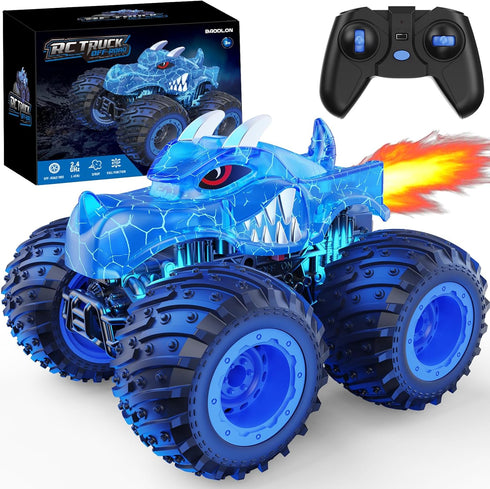 BAODLON Remote Control Monster Car, 2.4GHz RC Monster Trucks Toys for 3