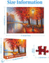 1000 Pieces Jigsaw Puzzles for Adults - Autumn Park Maple Park Puzzle