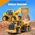 9-Channel 1:18 6-Wheel 6 100-Min 2026 Mighty RC Dump Truck Toy | Scale All-Terrain Construction Vehicle with Lights