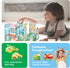 Set 8 3 PTQ14 PicassoTiles Metro City Hospital Magnetic Tile Building with Vehicles and Figures Educational Magnet