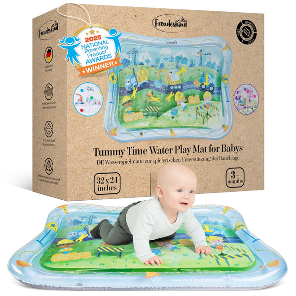 Tummy Time Water Mat for Babies XXL Sensory Baby Water Play Mat
