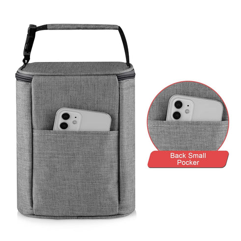 Accmor 4 8oz Breastmilk Cooler Bag, Baby Bottle Cooler Bags, Insulated Tote Bags On The Go, Fits Large Bottles