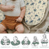 Vintage Western Cowboy Baby Nursing Pillow Covers for Boy Girl Retro Cowboy Cactus Horse Nursery Feeding Pillowcase
