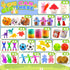 150 PCS Prefilled Easter Eggs with Toys,Filled Easter Eggs with Toys Inside,Easter Basket Stuffers for Kids,Prefilled