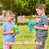 JOYIN 2 Kids Bubble Gun with 2 Bottles Bubble Refill Solution, Bubble Machine Gun for Toddlers, Summer Outdoor Gift