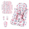SWESEN Infant Car Seat Insert with 3 Strap Covers Set, Car Seat