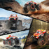 DEERC 1:16 Amphibious RC Monster Trucks, IPX7 Waterproof Remote Control Car, 4WD Dual Motors All Terrain Toys for Kids