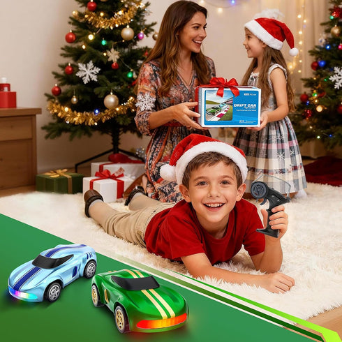 1/64 4WD 6 7 8-12, RC Drift Car, Mini Drift RC Cars Micro Remote Control Car with LED Lights and Speed Switch, Cars