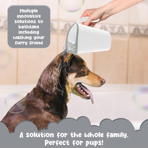 S.C. Products, Inc. Shampoo Rinse Cup for Kids | Baby Bath Pail | Tear Free Baby Rinser Pail