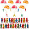 OJYUDD 50 PCS Mini Parachute Toy, Army Parachute Flying Throwing Outside Toys for Toddlers Party Favors