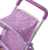 Purple and White Baby Doll Jogging Stroller with Canopy