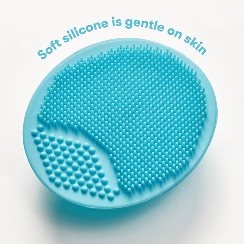 2 Pack Frida Baby DermaFrida The SkinSoother Baby Bath Brush, Cradle Cap Brush for Babies, Baby Essential for Dry Skin