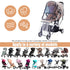 Bemece Universal Stroller Rain Cover, Baby Travel Weather Shield for Summer, Windproof and Waterproof