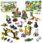 HOGOKIDS 23 Animals Valentines Party Favors for Kids Building Set - 2-in-1