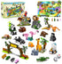 HOGOKIDS 23 Animals Valentines Party Favors for Kids Building Set - 2-in-1