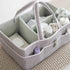 Lily Miles Baby Diaper Caddy - Organizer Tote for Infant Boy or Girl - Baby Shower Basket - Nursery Must Haves
