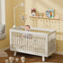 Box,32.5 Inch (2 Modes,360Adjustable,100% Crib Mobile Arm with Music White Crib Mobile Stand,Wooden Mobile Arm for Crib