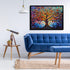 PICKFORU Stained Glass Puzzle Tree of Life for Adults 1000 Pieces, Colorful Mosaic Jigsaw Puzzle