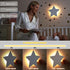 106 Set Dimmable 90 KALEOLI Star Wall Night Light with Moon and Stars Wall Decals for Nursery Rechargeable & Crib