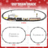 Set 3 4-7 8+ Funwee Electric Train Toy with Smoke,Lights and Sound,Train for Under Christmas Tree, Locomotive Train