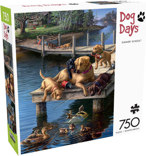 Buffalo Games - James A. Meger - Summer School - 750 Piece Jigsaw Puzzle for Adults - 24.00 x 18.00