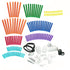 POPULAR PLAYTHINGS Playstix Master Set - 141 Piece Construction Toy Building Blocks Kit