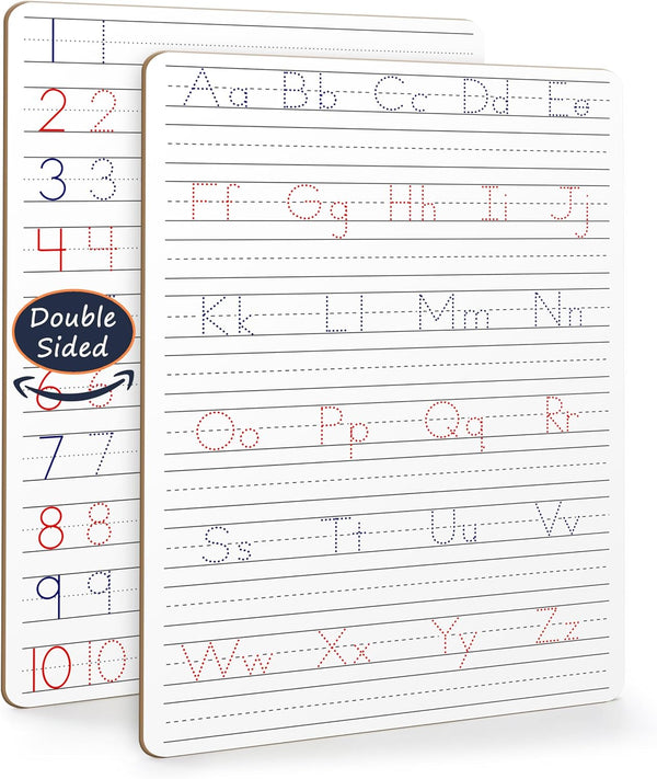 Scribbledo Dry Erase Handwriting Practice Board for Kids, 9 x 12 Inch Alphabet Tracing Whiteboard