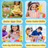 24 Pack Prefilled Easter Eggs with Animal Pop Toys, Filled Easter Eggs for Egg Hunt, Easter Basket Stuffers