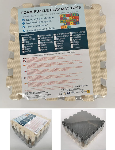 MQIAOHAM Outdoor/Indoor Protective Flooring Mats, Interlocking Reversible Floor Matting for Gym and Yoga