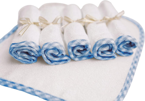 (6-Pack) Channing & Yates - Premium Baby Washcloths - Organic Baby Wash Cloths - Thick, Soft, Plush - Great for Eczema