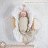 Meracorallo Muslin Swaddle Blanket, 100% Organic Cotton Receiving Blanket Soft and Breathable Swaddle Wrap for Baby Boys and Girls, Beige by Meracorallo