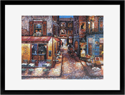 MCS 18x24 Puzzle Frame for Finished Puzzles, Black Vertical & Horizontal Wall-Mounted