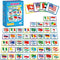 gisgfim 50 Pairs Memory Matching Game, Flags of The World Concentration Games for Kids and Adults, Fun & Fast Learning